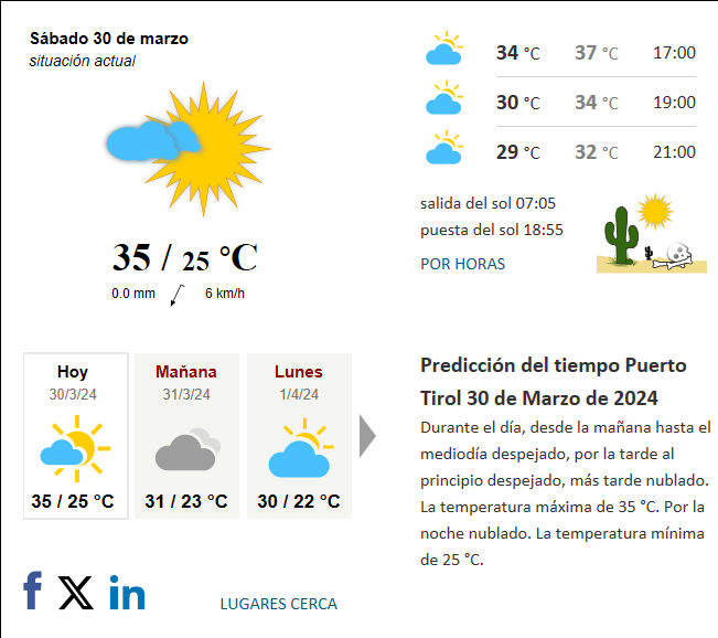 Tiempo Puerto Tirol Argentina Hoy actual predicci n del tiempo